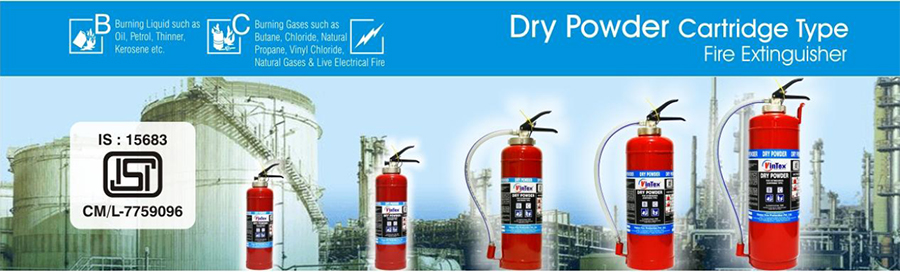 Dry Powder Cartridge Type Fire Extinguishers
