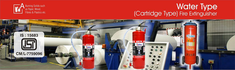 Water Cartridge Type Extinguishers